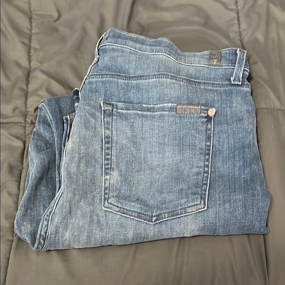 7 for all Mankind High Waist Skinny Jean Size 34